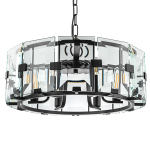 713267 Люстра NOVARA 6x40W E14 ЧЕРНЫЙ МАТОВЫЙ