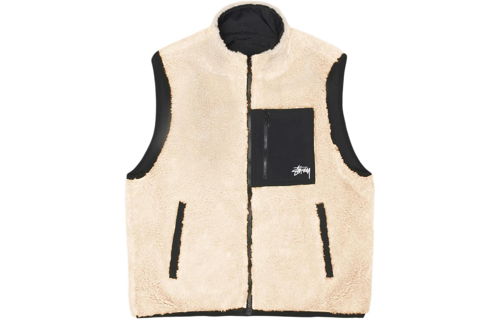 Куртки Stussy FW23 SHERPA REVERSIBLE VEST, 118528