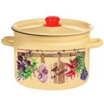 Кастрюля эмал цил La Speсio 1,5л ТМ Appetite