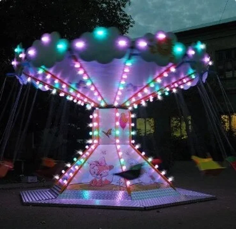 Цепочная Карусель Ветерок 4 грузоподъемность 50 кг/место