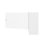 Щиток 18 мод настенный  FRAME, белый с прозрачной дверцей, с 2 шинами PEN на 8 и 10 отв.