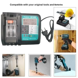 18VRF 6A зарядник for макита АКБ BL1860 BL1850 BL1890 Процент мощности вентелятор