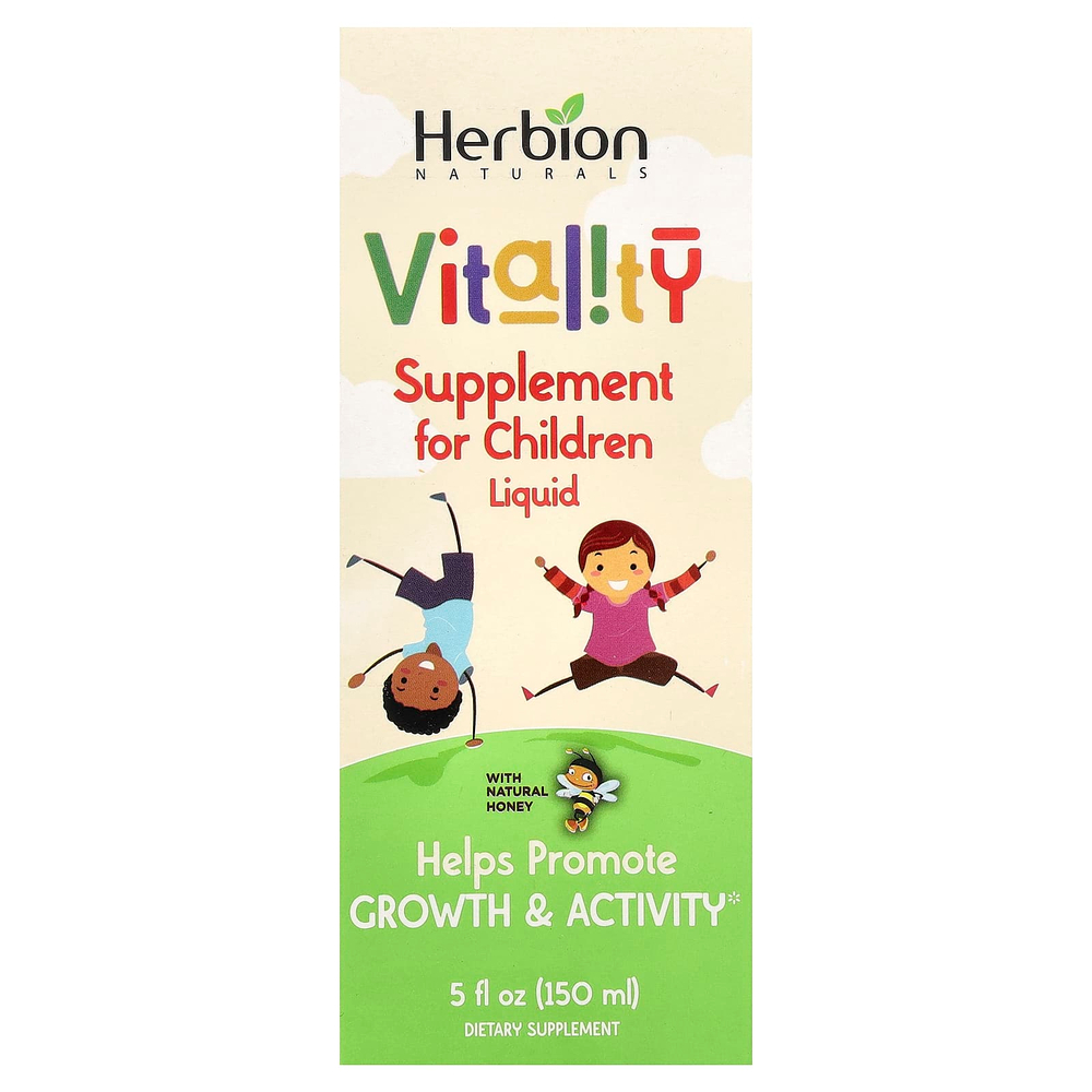 Herbion Naturals, Виталитическая добавка для детей, с натуральным медом, 150 мл (5 жидк. унц.)