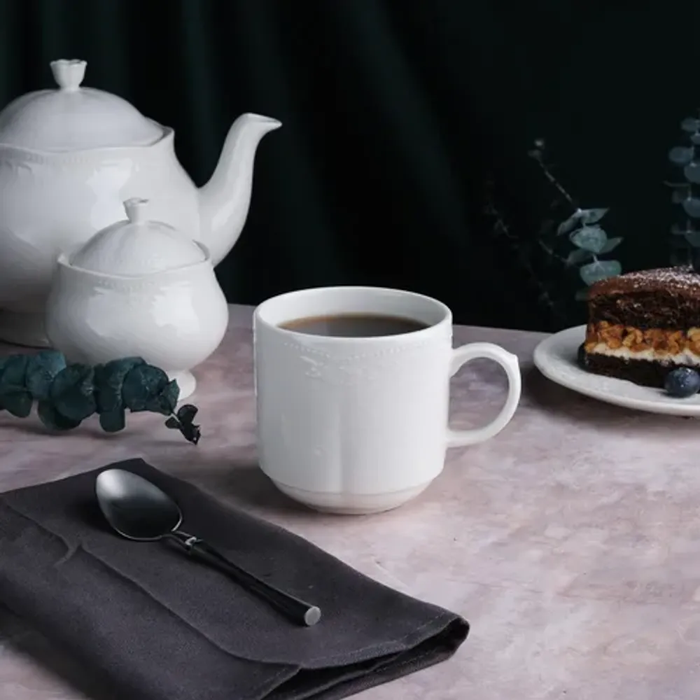 Кружка 300 мл белая d 8,6 h8,5 см Aristocrat Stackable Noble [6]