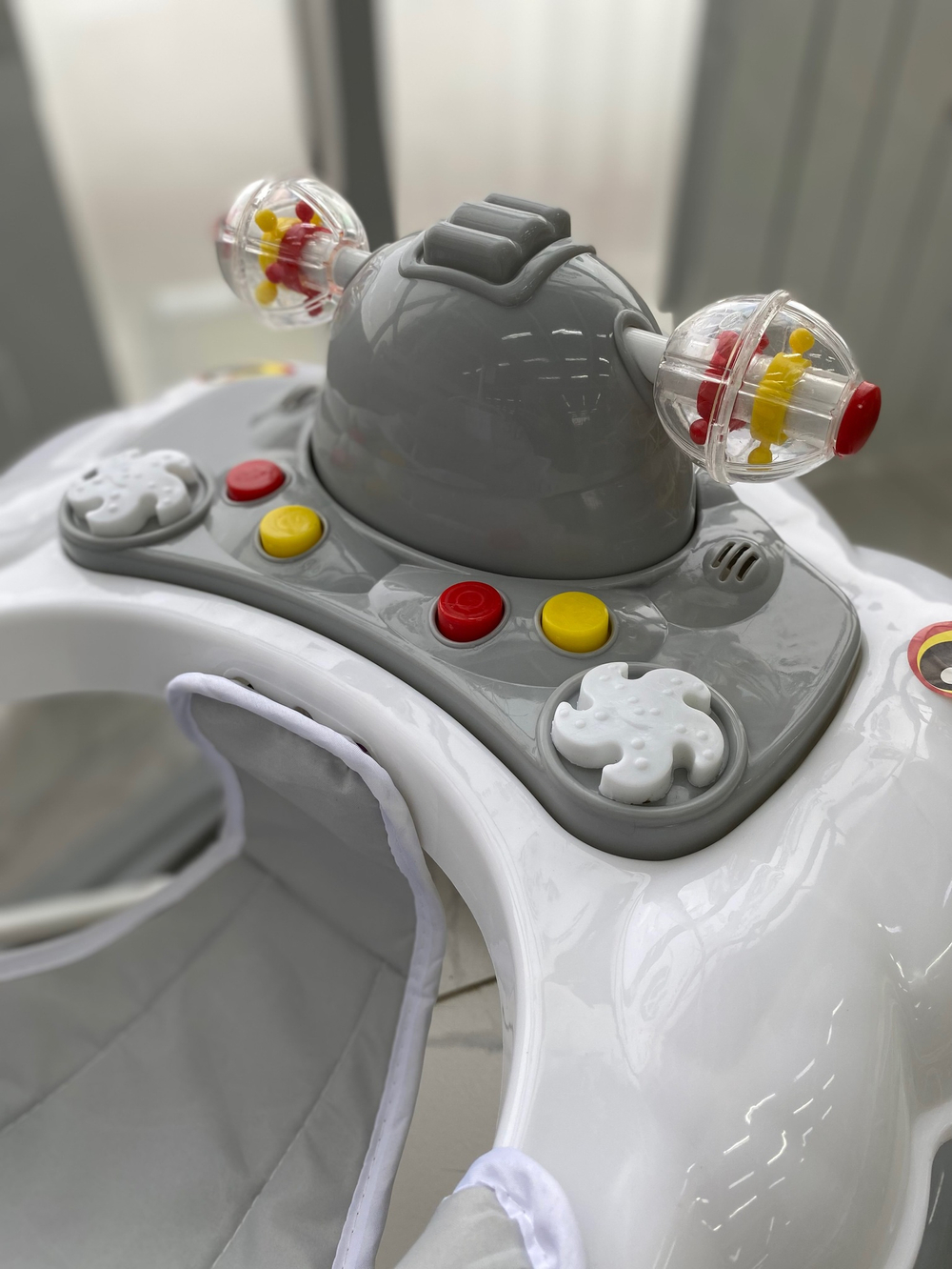 Ходунки SBL 5301 T1 (Teddy Bear), серый (силиконовые колеса)