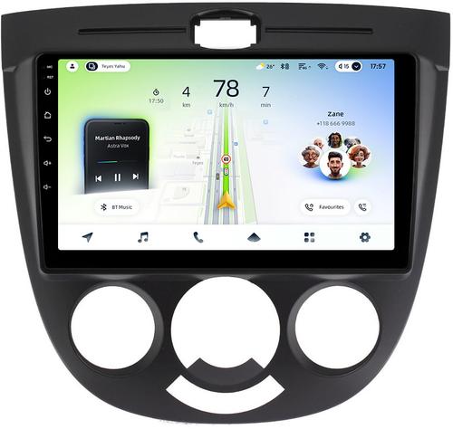 Магнитола для Chevrolet Lacetti хэтчбек (кондиционер) - Teyes CC4L монитор 9" IPS, Android 14, Быстрая, Snapdragon 662, CarPlay, 4G SIM-слот