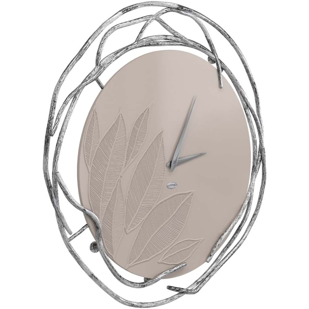 Часы настенные Арт Колор Серый агат Сильвер