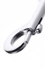 Серебристая соединительная цепочка 40см с двумя карабинами ToyFa Metal 712054