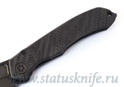 Нож Marfione Custom Anax CF Tritium DLC Tri Tone Tantoфотография - 3