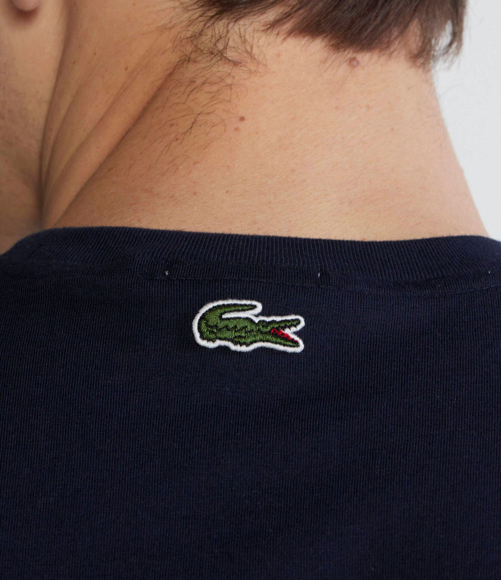 Футболка Lacoste - темно-синий(TH1147)