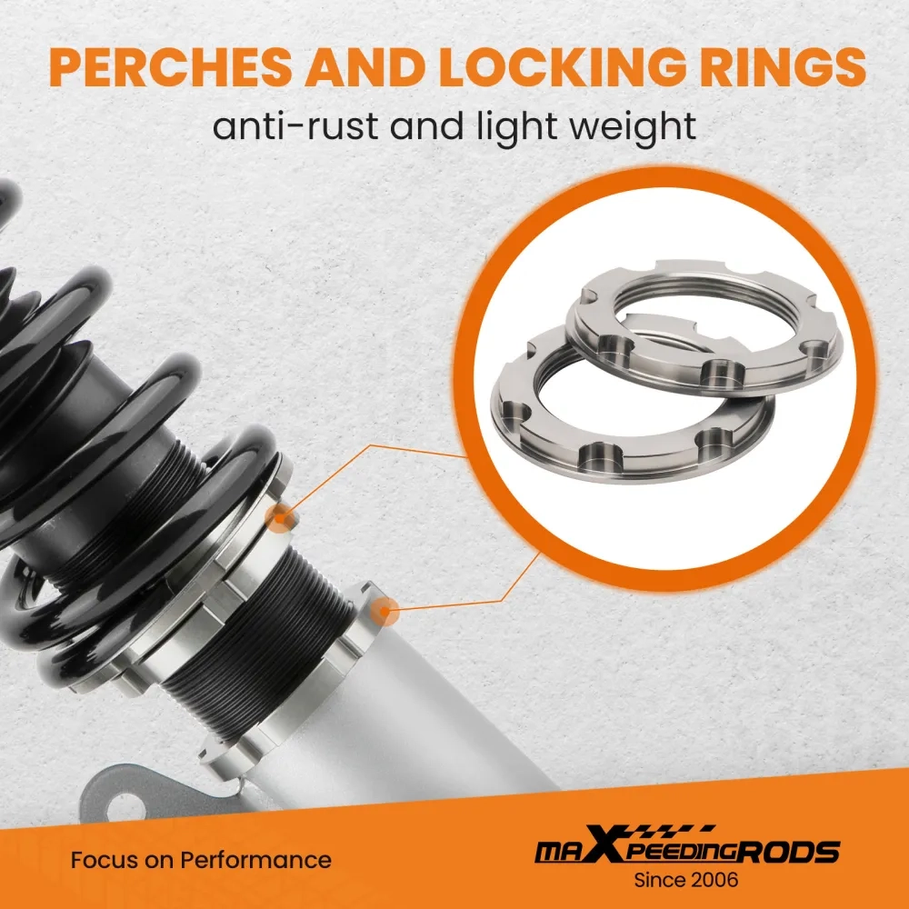 Комплект для автомобиля BMW E46 3 Series sedan/Convertible/wagon/estate Maxpeedingrods 24 damper Adjustable Coilovers Suspension Strut lowering kit