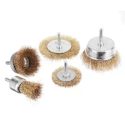 Набор щеток-крацовок для дрели и шуруповёрта. Корщетка металлическая для удаления ржавчины.