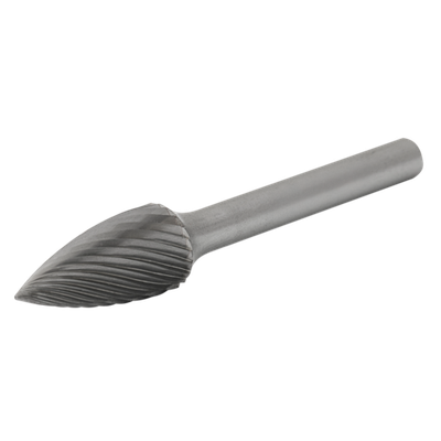 Борфрезы RODMIX параболические с точечным торцом тип G (одинарная насечка)