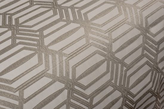 121GD-12126 Комплект Artdeco серый( покрывало 260*260 и 2 наволочки 50*70)