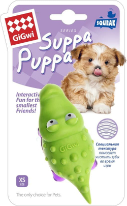 GiGwi 75454 Крокодильчик с пищалкой 10см