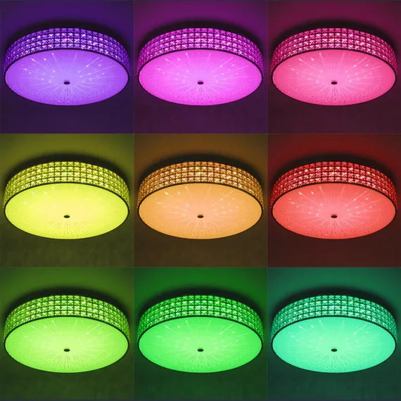 CL32410G1 Портал Хром Св-к Люстра c RGB
