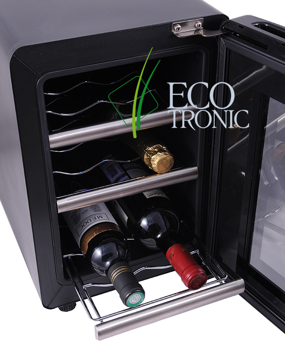 Винный шкаф настольный Ecotronic WCM-06TE (black)