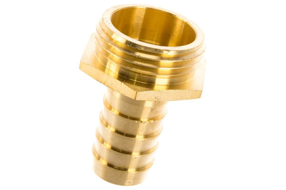 ШТУЦЕР ДЛЯ ШЛАНГА 3/4 НАРУЖ/РЕЗЬБА G1 DENZEL 97272