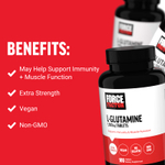 Force Factor, L-глютамин в таблетках, 1000 мг, 100 таблеток