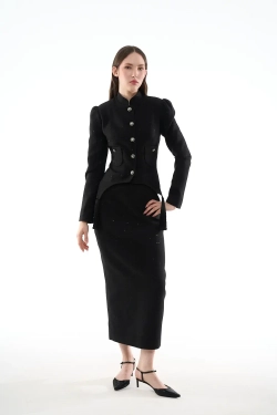 Жакет с кистями с эффектом мерцания