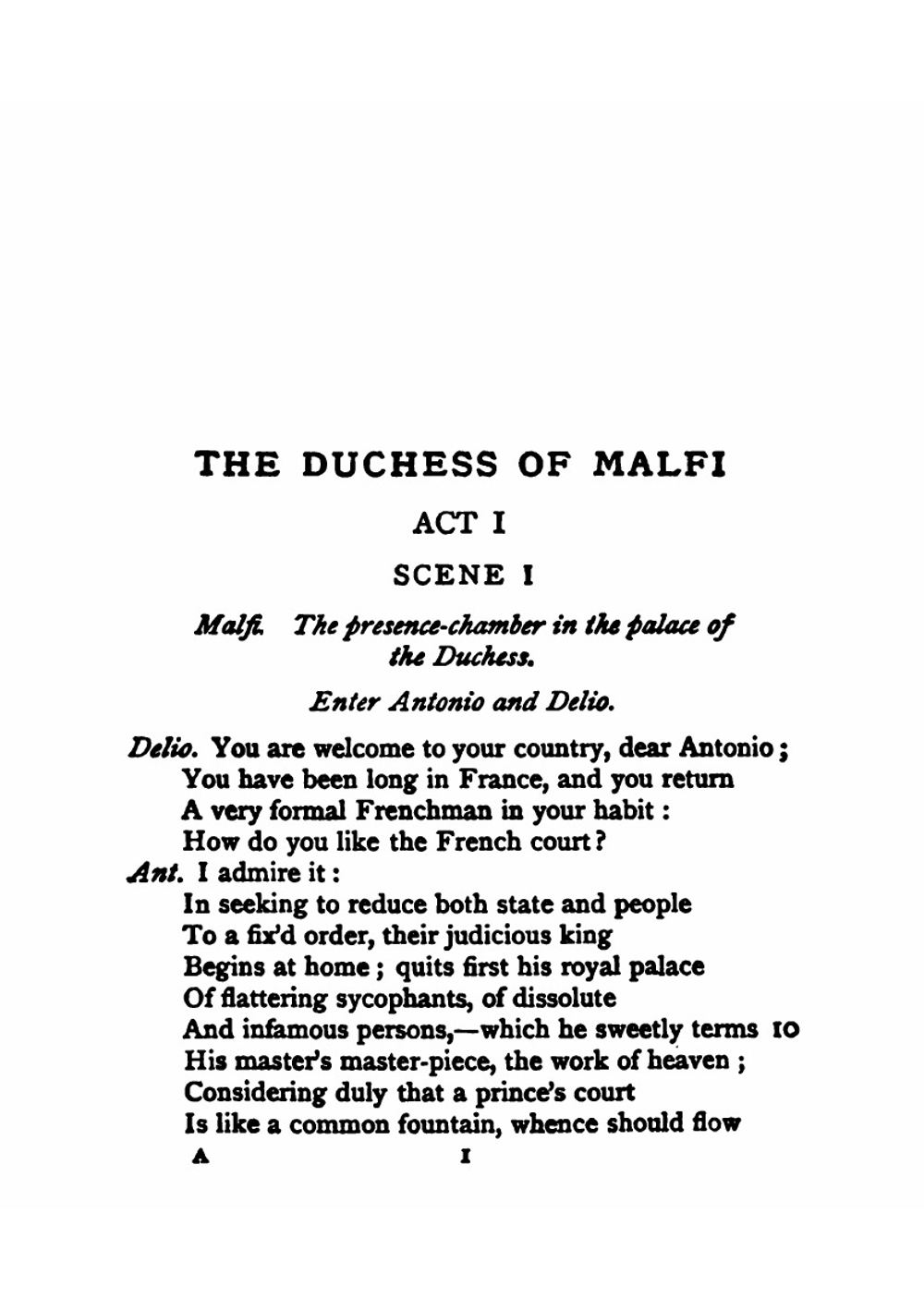The Duchess of Malfi: a play | John Webster