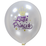 Воздушные шары Латекс Оксидентл с рисунком Little Princess, 25 шт. размер 12" #6058548