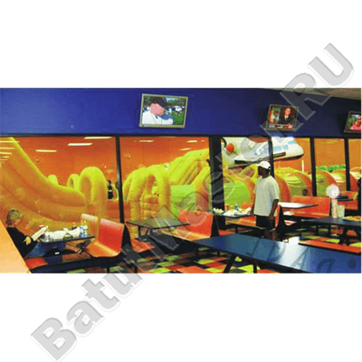 Коммерческий надувной батут "Ракета" 30*20*8 м