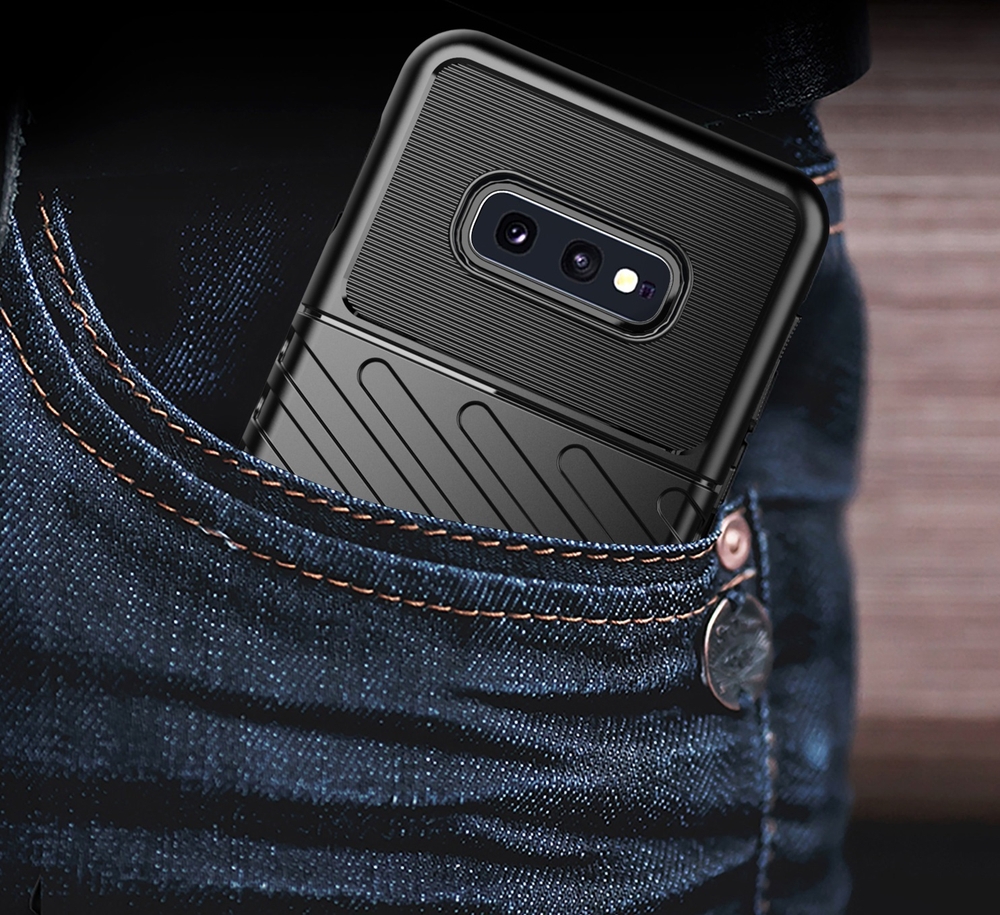 Чехол для Samsung Galaxy S10e цвет Black (черный), серия Onyx от Caseport