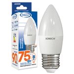 Лампа светодиодная IONICH "свеча" C37 8Вт 6500К E27