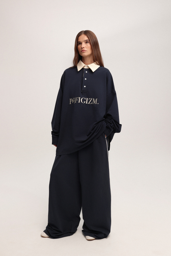 Джемпер поло с вышивкой