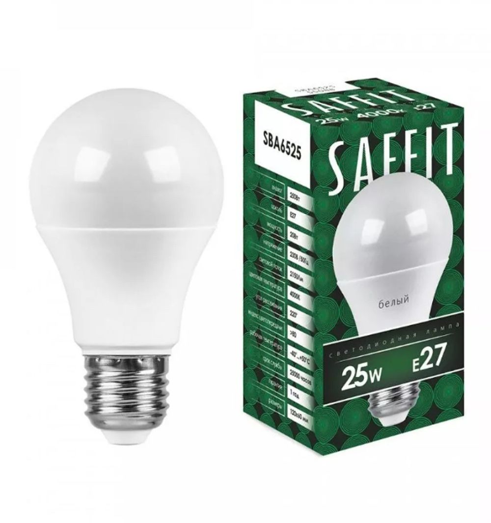 Лампа "Саффит ЛОН" матовая Е27 25W