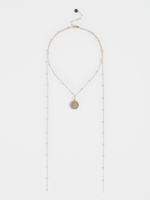 Колье "Sun white pearl" Gold