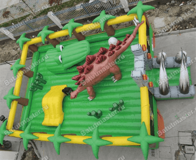 Надувной батут "Динолэнд"