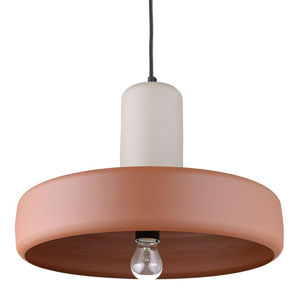 Светильник подвесной Juko, Ø42х31 см, бежевый/коричневый