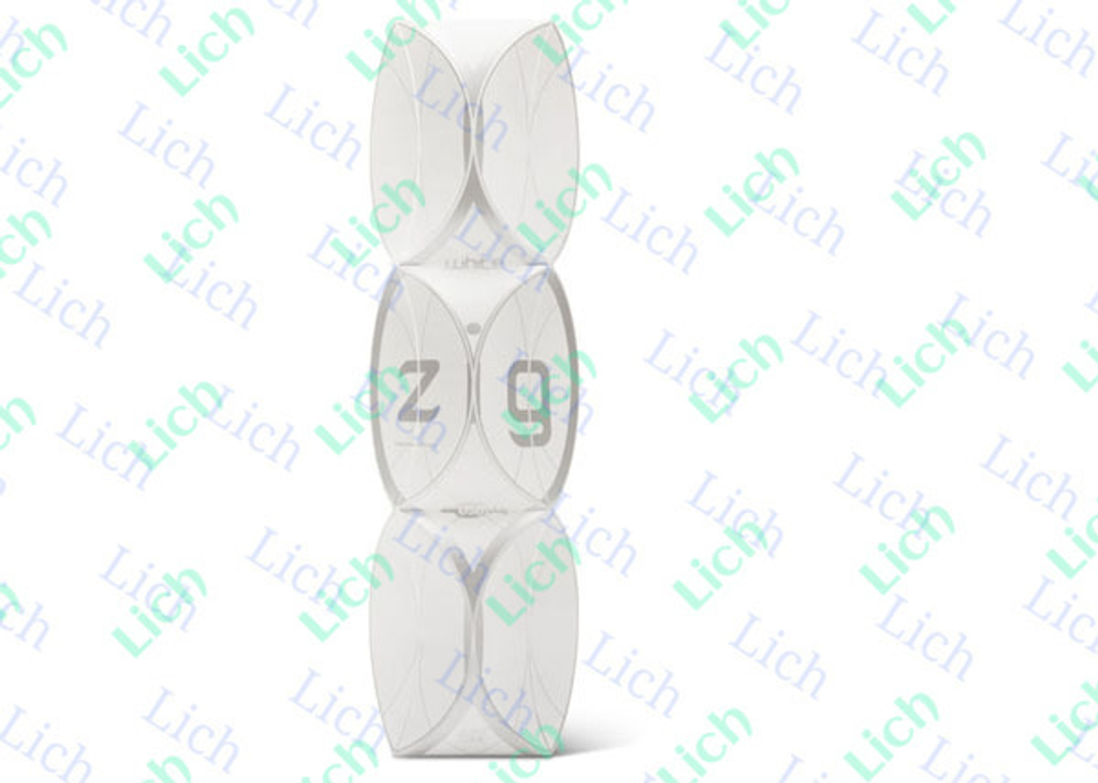 Белый гибкий самонагревающийся вибратор Zig Zag, 32 см