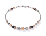 Колье-трансформер 4-in-1 сотуар Coeur de Lion Rosegold-Silver 5008/10-1631