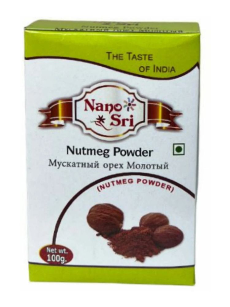 Мускатный орех молотый Nano Sri Nutmeg Powder, 100 г