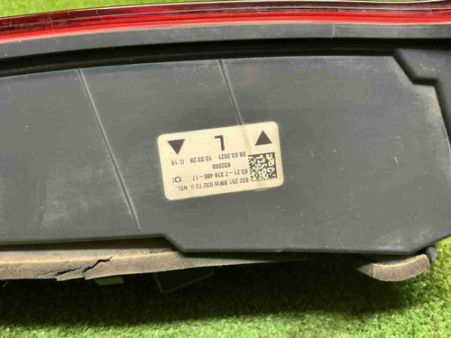 Фонарь левый внутренний BMW 6er G32 (2017-2023)