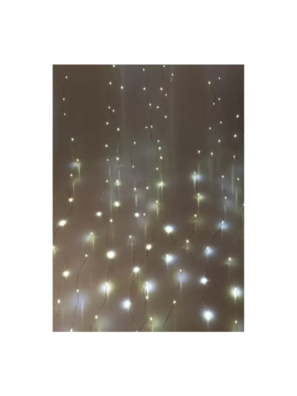 Гирлянда Дождь 3х2м, 240 LED, прозрачный провод, 8режимов