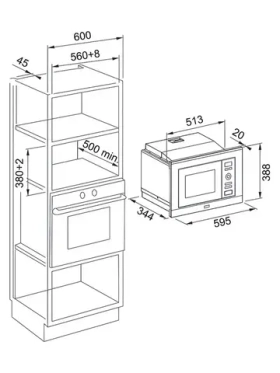 Микроволновая печь Franke FSL 20 MW XS арт. 131.0632.992