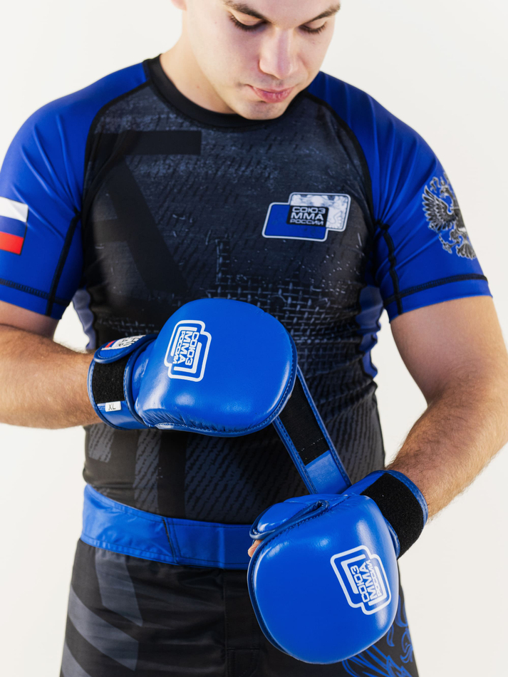 Перчатки Союз ММА TFG (синие)