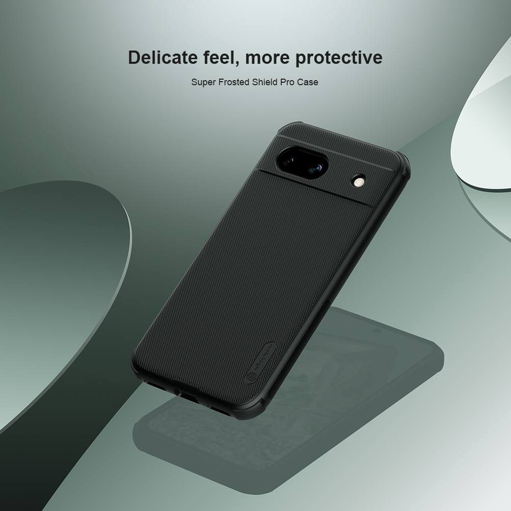 Усиленный двухкомпонентный чехол от Nillkin для Google Pixel 8A, серия Super Frosted Shield Pro