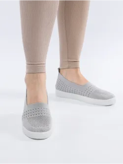 Мокасины летние текстильные