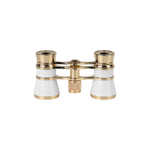 Бинокль театральный Veber Opera БГЦ 3x25 белый/золотой