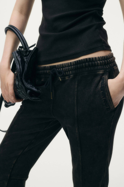 H&M - Glenn Martens Облегающие спортивные брюки, темно-коричневый