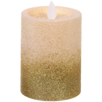 Сувенир с подсветкой «Свеча - Ночной огонь» 7,5*10 см (работает от батареек 3 ААА)