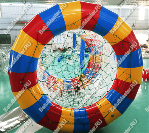 Аттракцион Водный роллер "Комбинированный" ПВХ, 2,4*2,2*2,2 м