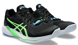 Мужские кроссовки для бадминтона/сквоша Asics Sky Elite FF 2 - black/lime burst
