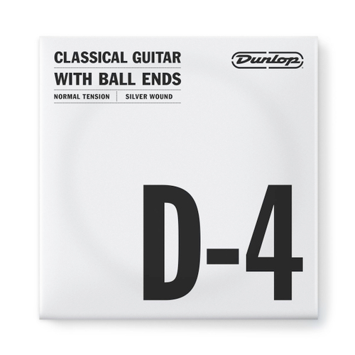 Dunlop DCV04DNB Nylon Silver Wound Ball Ends D-4