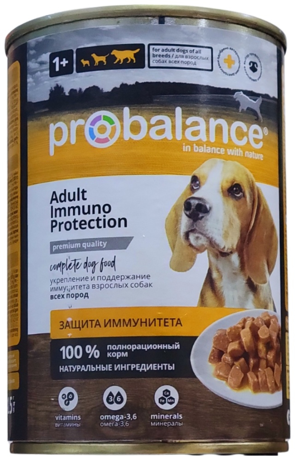 ProBalance Adult Immuno Protection Консервированный корм для собак, 415 гр.